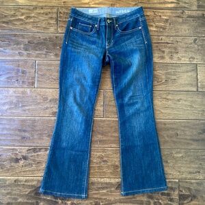 Gap Jeans Women's sz 26/2  Curvy Bootcut Medium Wash Low Rise Stretch